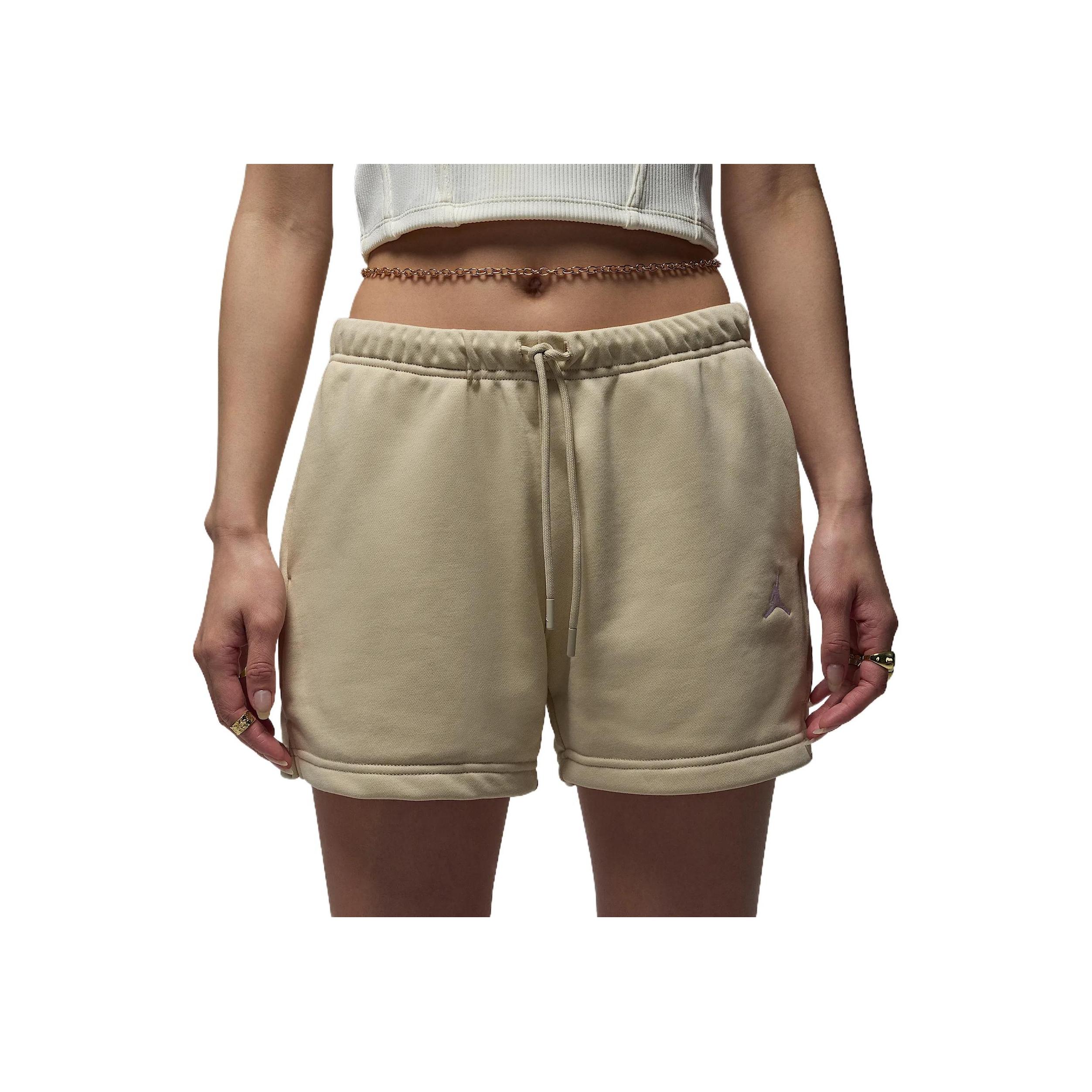 

Jordan Удобные Универсальные Простые Модные Шорты Три Четверти Повседневные Женские Шорты Ротанг Белый HJ1366-206 S