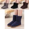 Hochwertige Winter-Schneestiefel für Damen und Herren mit kuscheligem Synthetikfell-Futter und robustem Rindsleder-Obermaterial