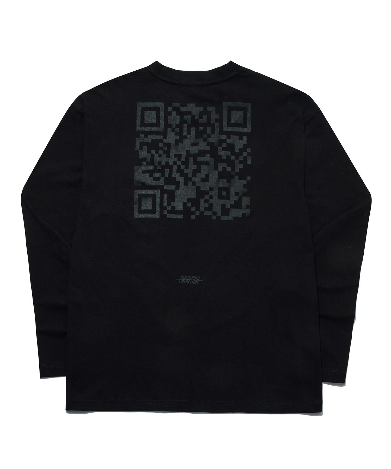 Pollution Qr Code Long Slv T M