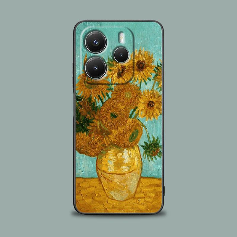 Phone Case for Xiaomi Redmi 15C 14C 12C 13C Redmi Note 15 14 13 12 11 10 Pro Plus 5G 12S Soft Cover Painting Van-Gogh Night Sky