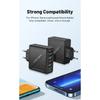 15W USB Type C Charger 6 Ports PD Fast Charge Adapter Quick Charge3.0 for IPhone Samsung Xiaomi Huawei Mobile Phone Wall Charger