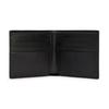 Coach Billfold Wallet Double Layer Printed Logo New York Folded Leather Clutch Card Holder Wallet Medium Unisex Wallets Black C3412-QBBK