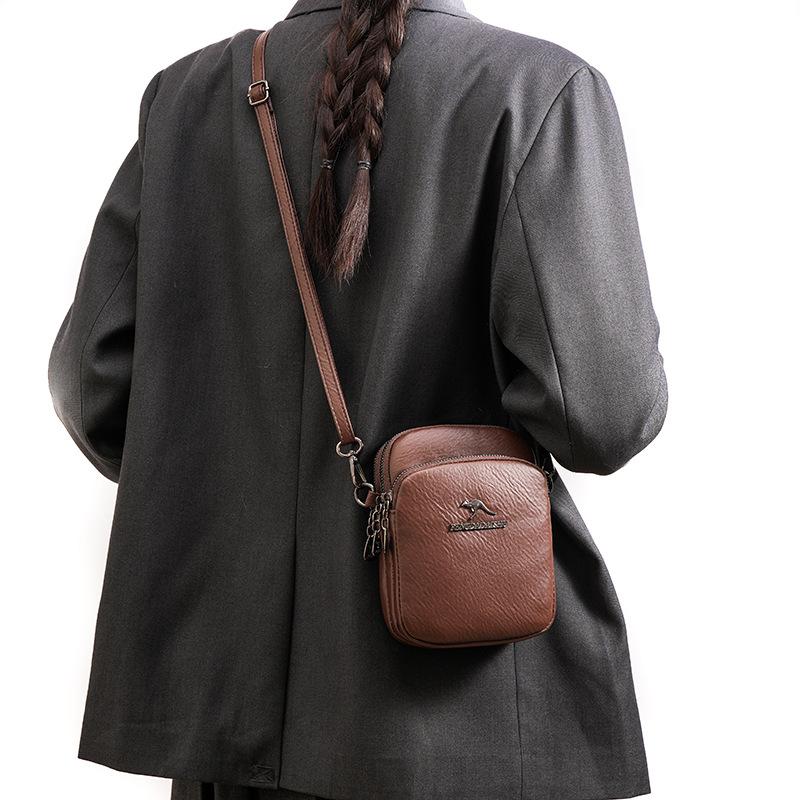Mobile Phone Bag, Zero Wallet, High-end and Elegant Single Shoulder Crossbody Bag, Fashionable Mom Bag