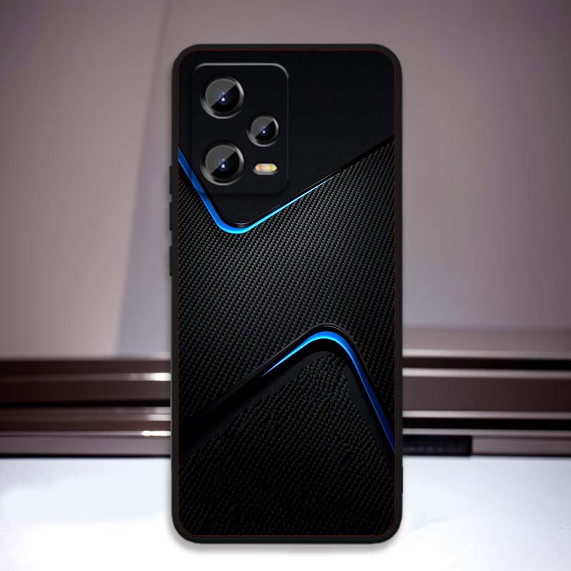 Art colored luminous pattern Phone Case For Xiaomi Redmi Note 15 14 13 12 12S 11E 11 11S Pro Plus 4G 5G Black Soft TPU