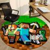 1pc Minecraft Characters Chair Carpet for Office - Indoor Non-Slip Washable Polyester Fiber Carpet, Soft Comfortable Mat For Office yy250928069