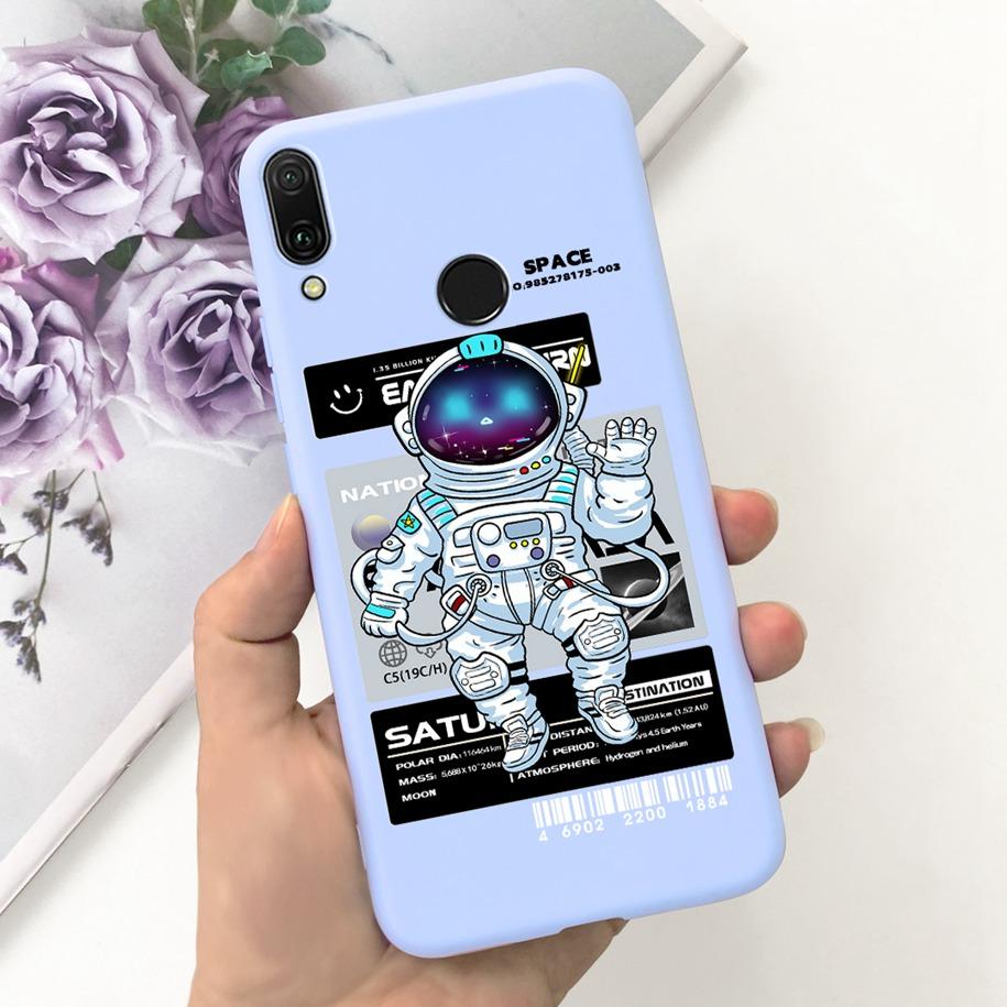For Huawei Y9 Prime 2019 Case Shockproof Astronaut Silicone Soft Fundas For Huawei Y9 Y 9 Prime 2019 STK-LX3 JKM-LX3 Phone Cover