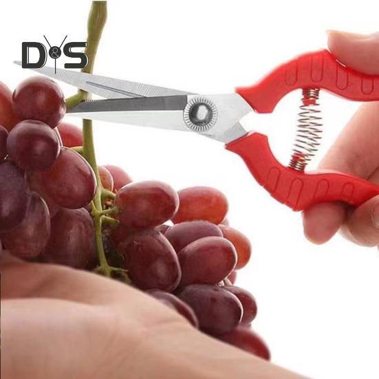 Pruning Scissors High Hardness Sharp Blade Stainless Steel Fruit Trees Branch Pruning Shears Home Supplies