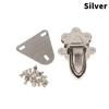 1 Set Metal Push Tongue Closure Lock Durable Anti-Rust Clasp Parts for DIY Handbag Leather Making Craft Accessory