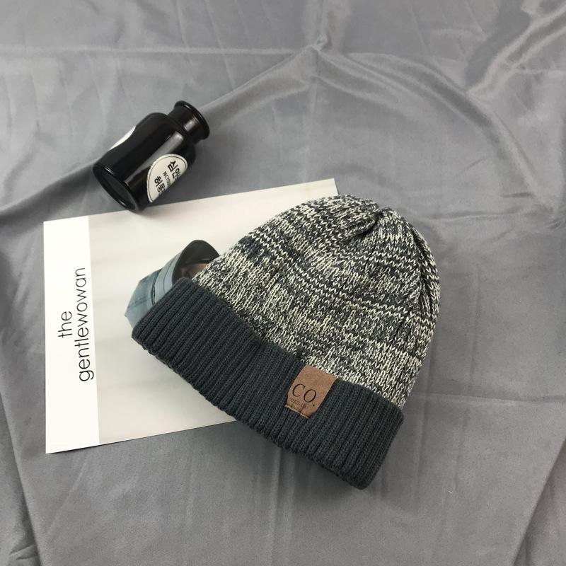 Autumn and Winter Knitted Woolen Hat Korean Style Fashionable Velvet Warm Ear Protection Male and Female Student Young Couple Cold Hat