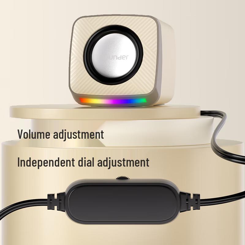 Founder C200 Desktop Stereo Speakers CN plug (adapter included)