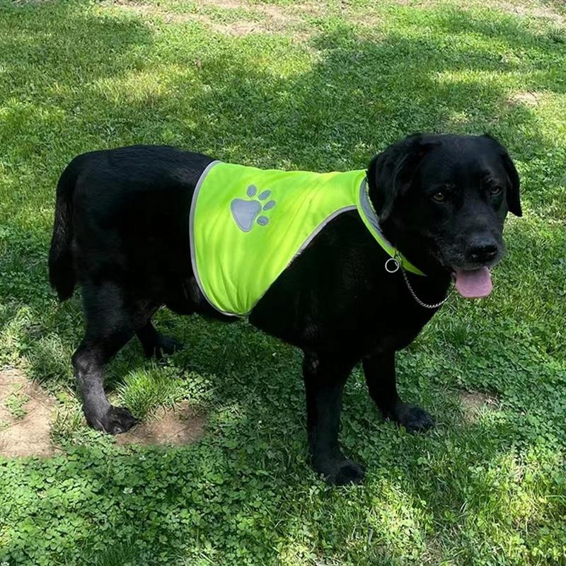 S/M/L Reflective Dog Safety Vest High Visibility Fluorescent Pet Hi Vis Jacket Coat Dog Jacket Outdoor Pet Supplies Dog Vest
