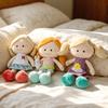30Cm Freckled Girl Plush Rag Doll Dress Up Design Soft Fluffy Stuffed Toy With Multiple Outfits For Home Decor Gift Collection