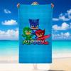 Quick Dry Beach Towel PJ Masks Pattern, Lightweight Absorbent Towel for Pool Beach Vacation Use