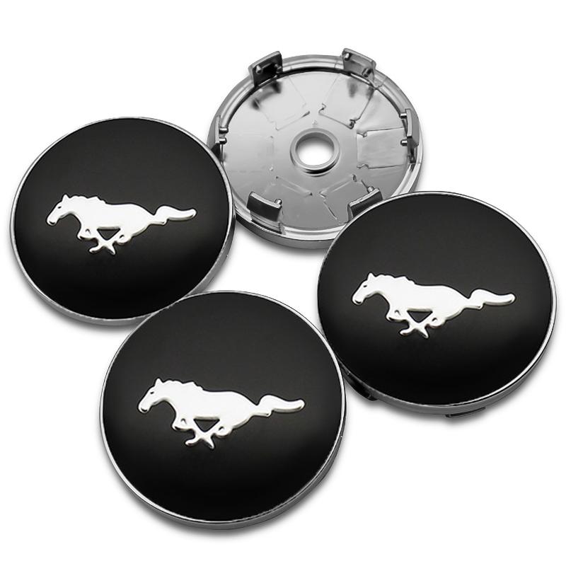 AJJ1 4Pcs 56mm+60mm Car Wheel Center Hub Caps Stickers Auto Rim Cover For Ford ST-line Focus 2 3 Mondeo Ecosport Kuga Mk4 Fiesta Mk3