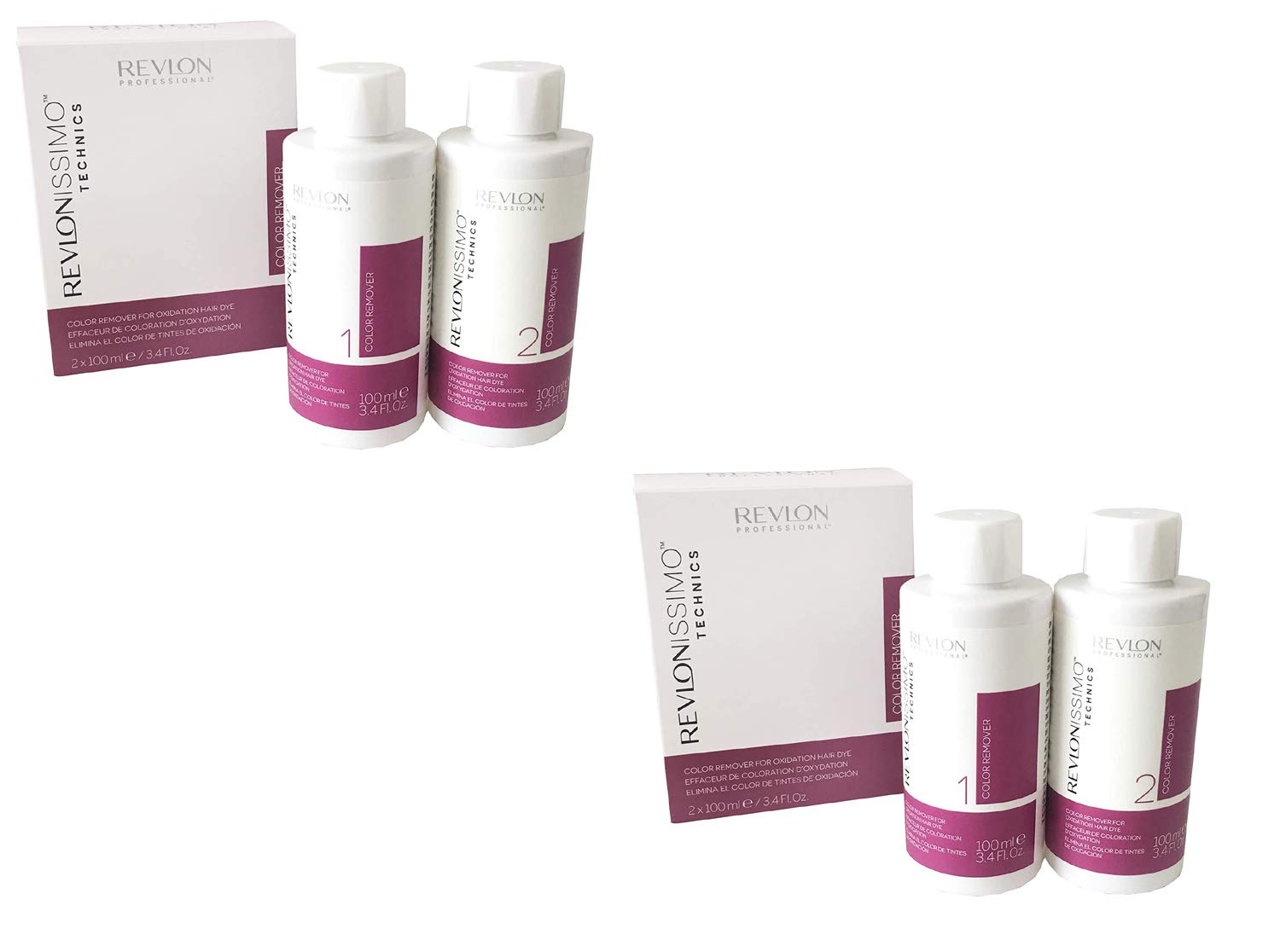 

Revlon Revronissimo Color Remover 1 средство 100 мл 2 средства 100 мл (Набор 2) +