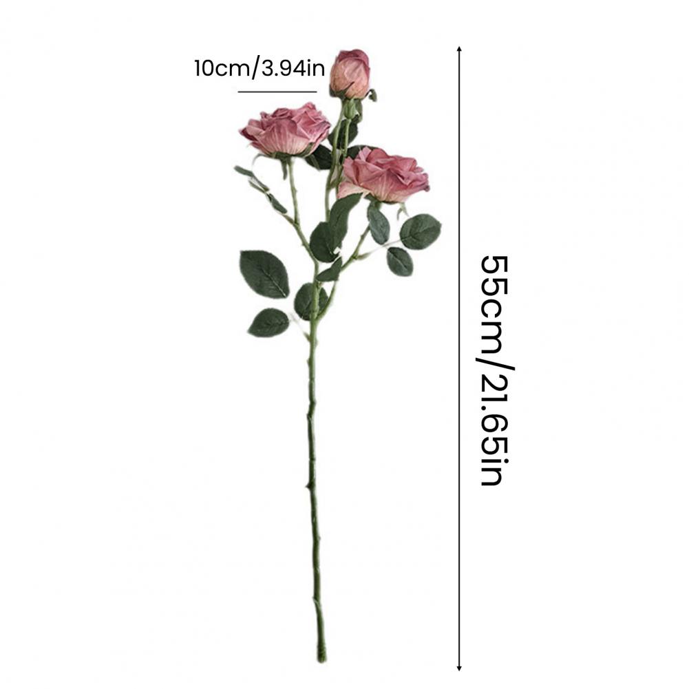 Beautiful Fake Flower Centerpiece Realistic Fake Flowers Vibrant Simulated Rose Flowers for Home Decor Realistic Appearance Easy