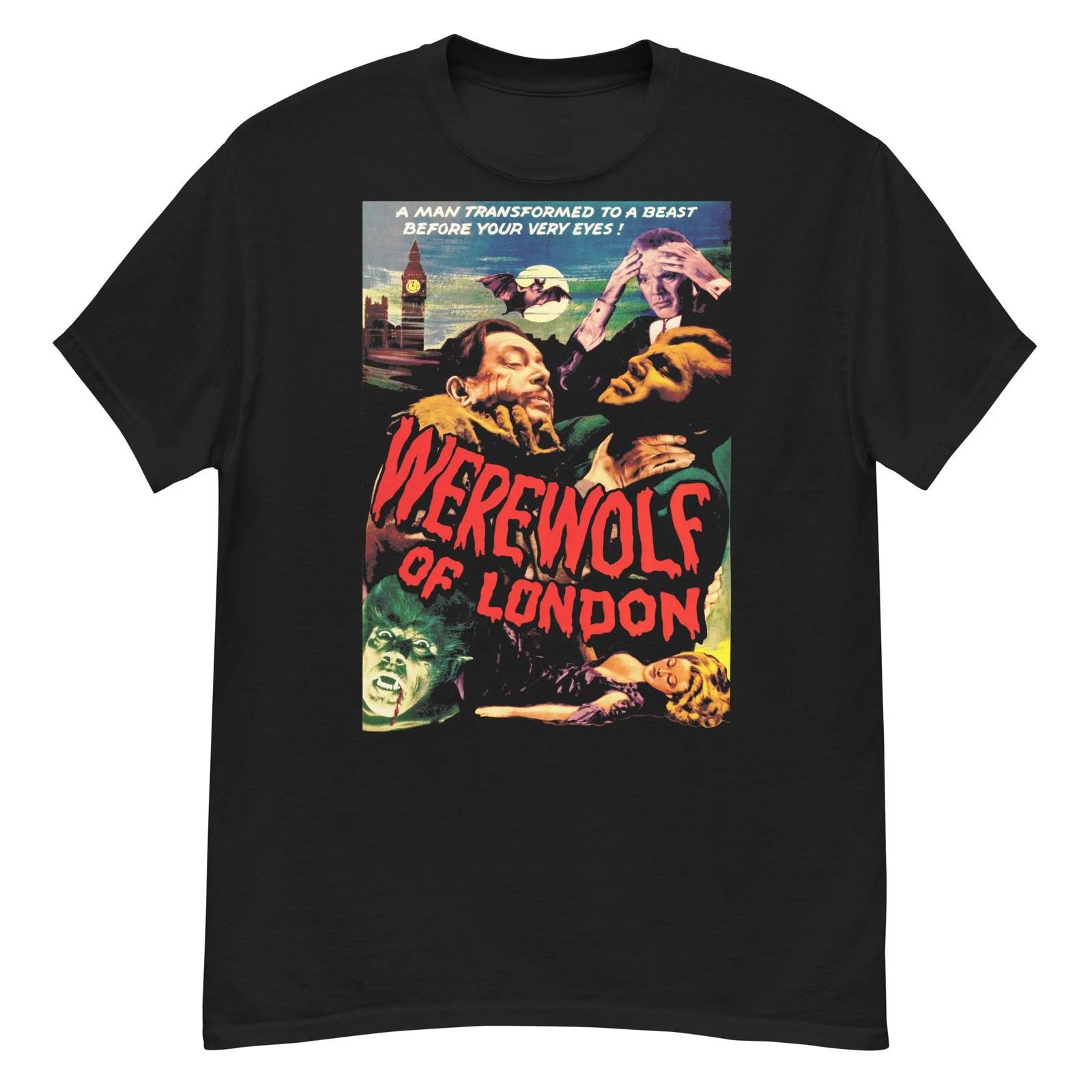 Werewolf of London cult horror film fan art t-shirt 3XL