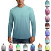 Men's Long Sleeve UPF50+ Sun Protection Shirt Lightweight Breathable Quick Dry Outdoor Casual Top for Summer Activities