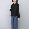 2024 Women's Chic Two-Piece Set: Loose Slimming Sweatshirt & Jeans for Spring/Autumn