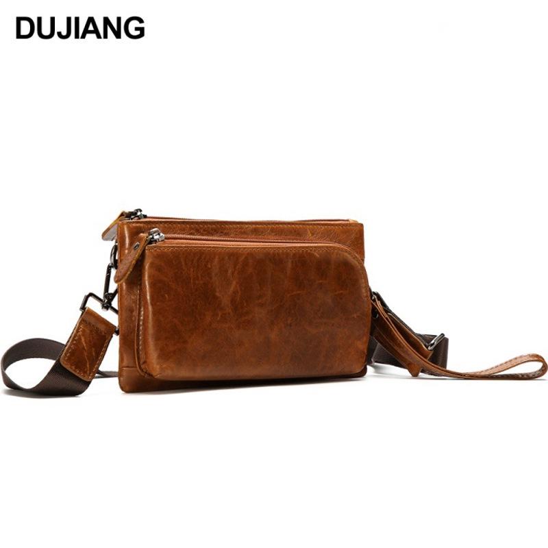 

Мужская винтажная наплечная сумка-мессенджер из натуральной кожи - Повседневная высококлассная сумка