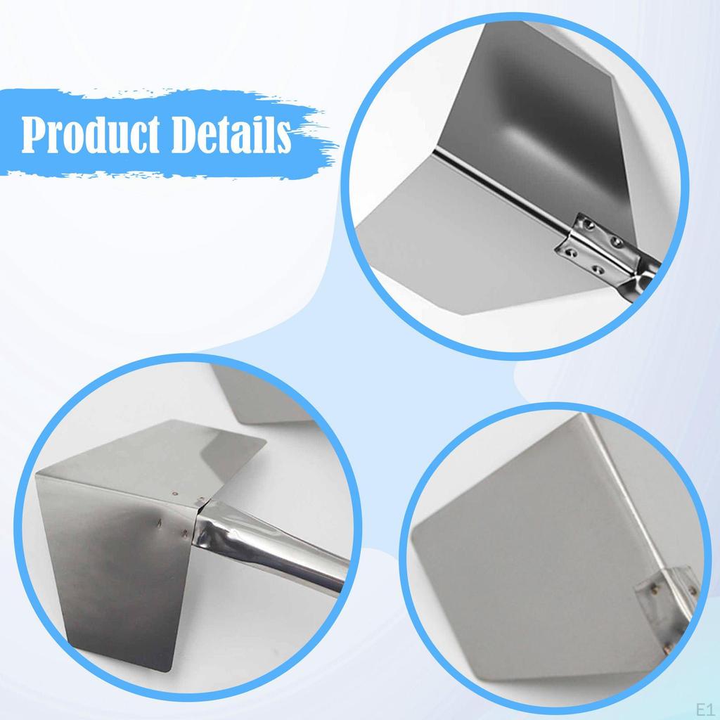 4x Drywall Corner Tool Set Outside and Inside Trowels Hand Tools Portable Concrete Edger for