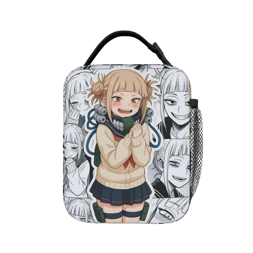 My H-Hero A-Academia Himiko Toga Thermal Insulated Lunch Bag Portable Food Bag Container Thermal Cooler Food Box