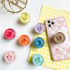 Mobile Phone Airbag Holder Creative Donut Simulation Desktop Support Frame Portable Portable Niche Simple