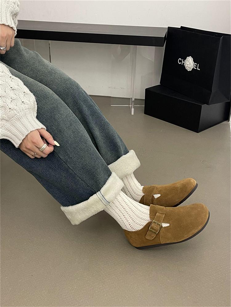 Shoes Woman 2025 Female Leather Comfy Flats Loafers Trotter Moccasins Potato Shoes with Arch Support New London Clogs for Girls