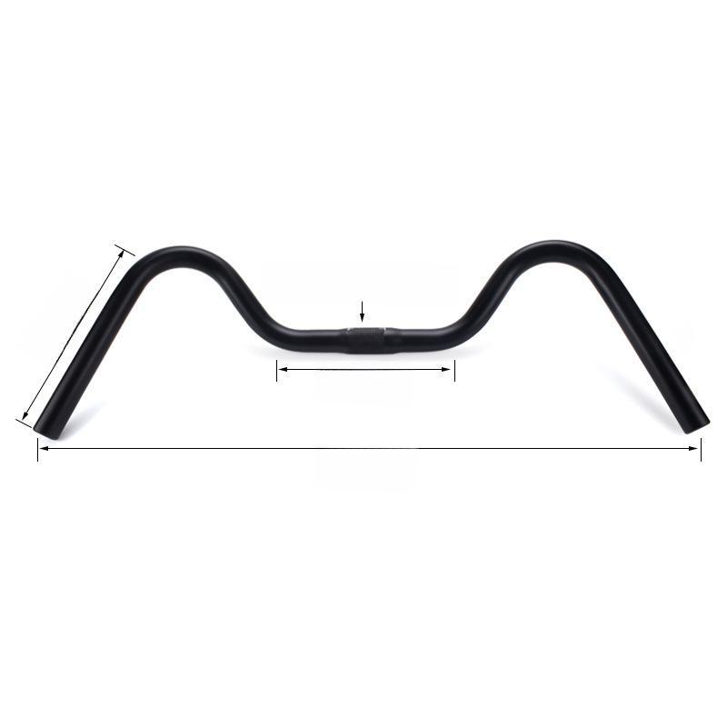 Retro Urban Leisure Bicycle Handlebar - Big Swallow 31.8mm - Comfortable Road and Mountain Bike Speed Bar
