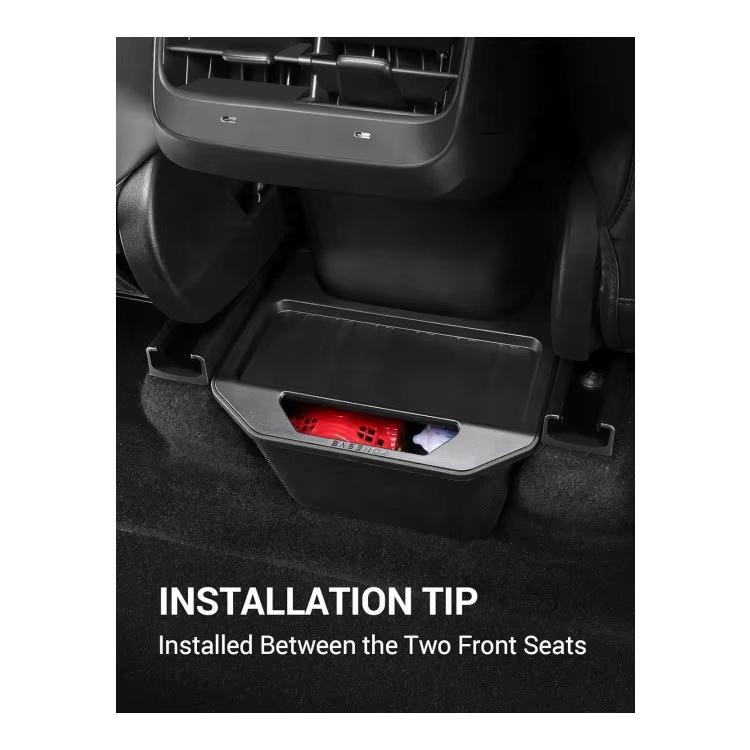 Fits Tesla Model Y Rear Center and Under-Seat Storage Compartments