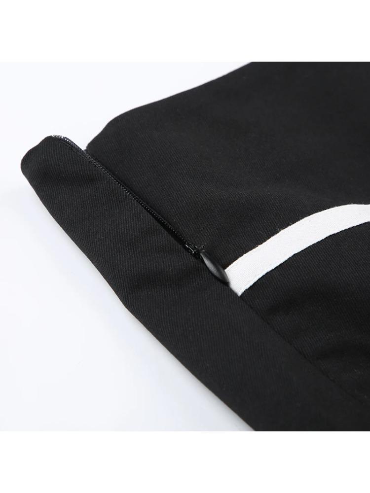 Sweet Basic Patchwork Bandage A-Line Skirt Casual Slim Low-Waisted Mini Skirts Women 2024 Summer Fashion Streetwear Lady