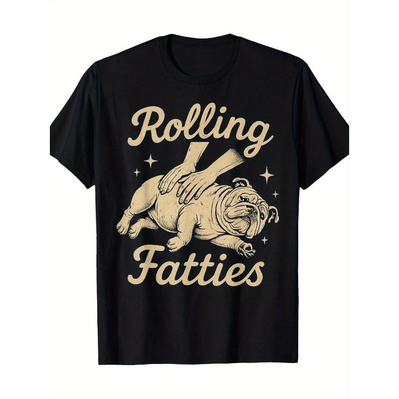 

European sizes Men s Funny Cute English Bulldog Lover T-Shirt - Bulldog Puppy Owner Graphic Tee with Hot Transfer Print 4XL чорний