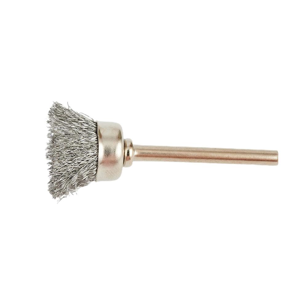 9Pcs Set Wire Wheel Cup Brush Set Drill Polishing Dremels Tools 3mm Shank For Power Die Grinder Rotary Electric Abrasive Tools