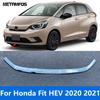 For Honda Fit HEV   Chrome Front Bumper Lip Trim Body Kit Spoiler Diffuser Splitter Protector Accessories Car Styling