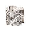 Ring Opening Ethnic Style Artificial Silver Plated Women Fashion Mesh Finger Ring for Wedding Party