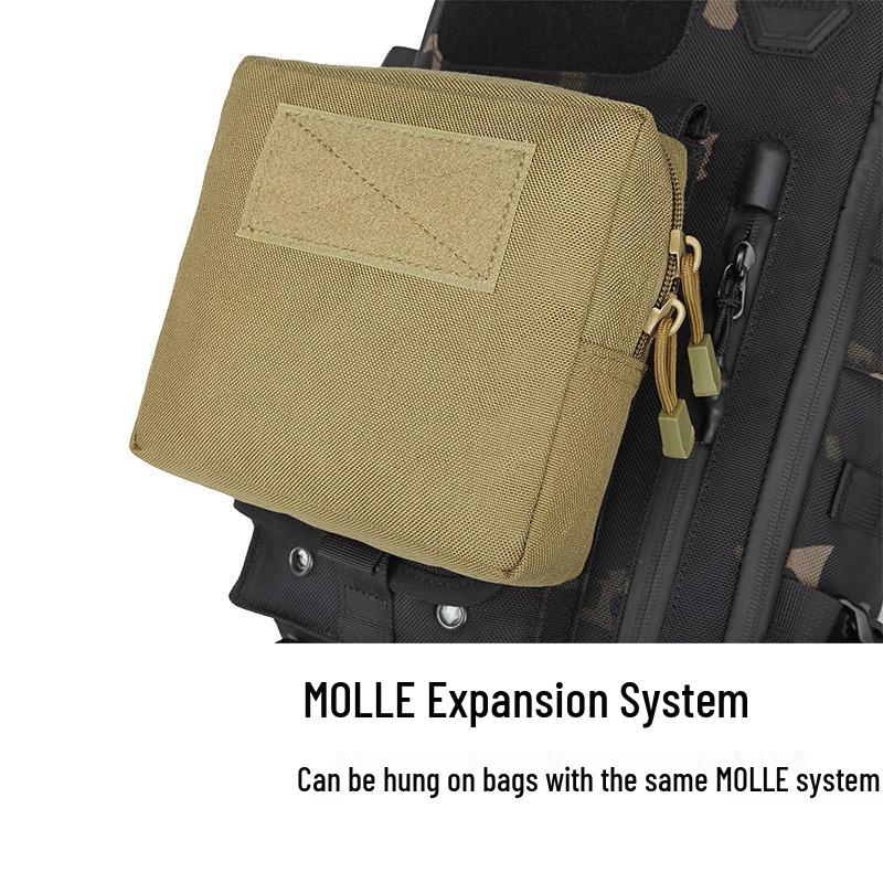 Tactical EDC Camouflage Multifunctional Waist Bag with MOLLE Storage