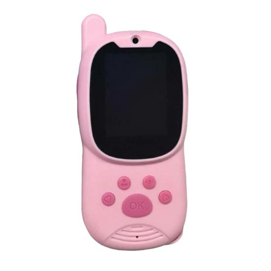 2 Stück Kinder Video-Intercom Spielzeug mit Bildschirm Große Reichweite Handheld Drahtloses Interphon mit Stimmeffekten Innen Außen Jungen Mädchen 2-Wege-Funkgerät Spielzeug