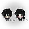10CM Anime Le Cercueil d'Andy et Leyley Cosplay Peluche Sac à Dos Ornement Mignon Peluche Pendentif Porte-clés Cadeaux d'Anniversaire Peluches