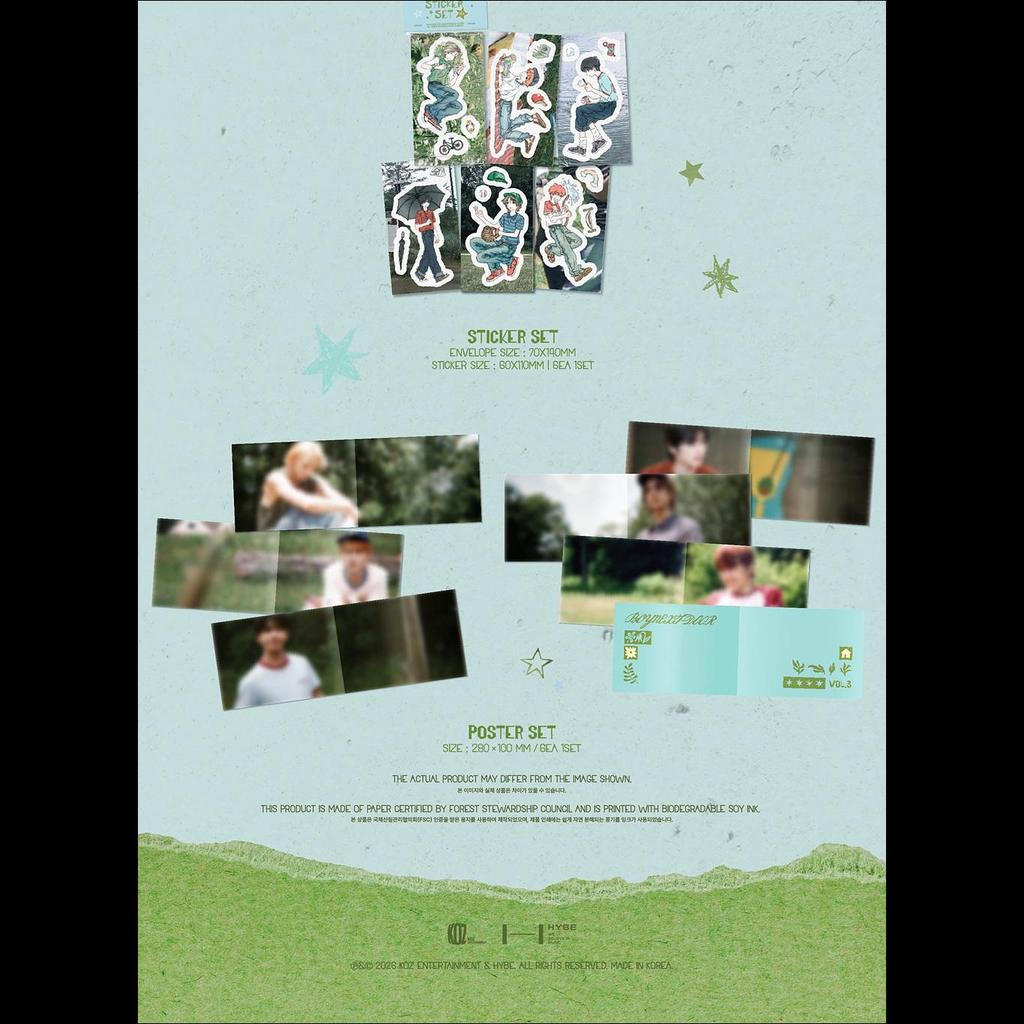 [Vorbestellung] BOYNEXTDOOR Sammelbuch Vol. 3 Set + Kostenloses Geschenk