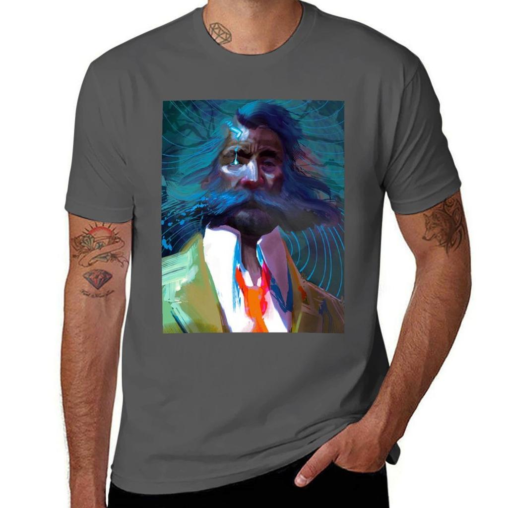 Disco Elysium - Harry Dubois Fan Art T-Shirt T Shirt Man Designer Man Graphic T Shirt T-Shirt