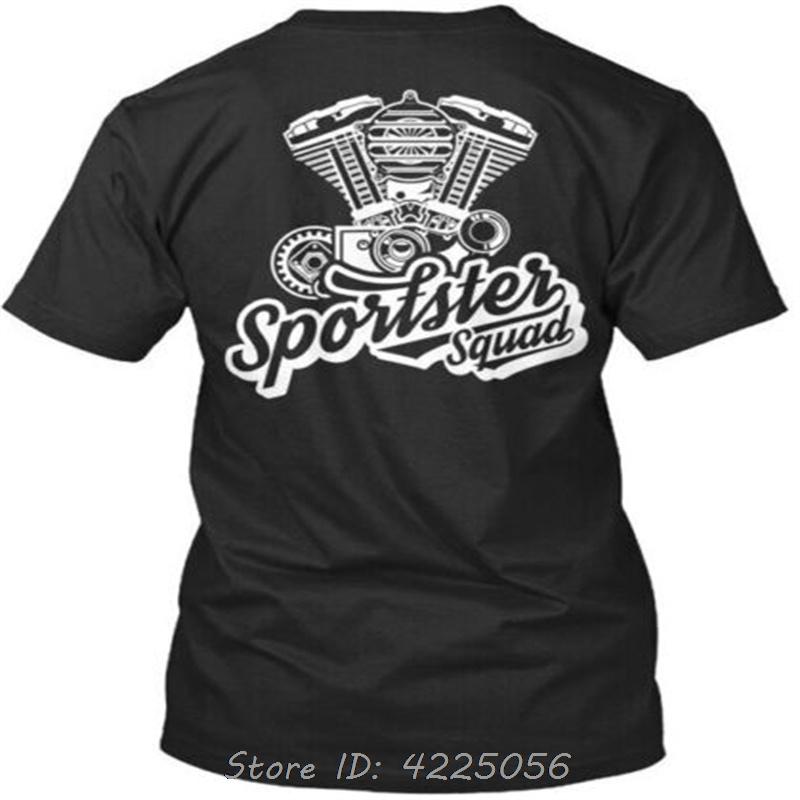 Graphic Tshirt Fashion T-shirt Sportster Squad Gear Time - Premium T Shirt Made In The USA Tops Tees Fitness