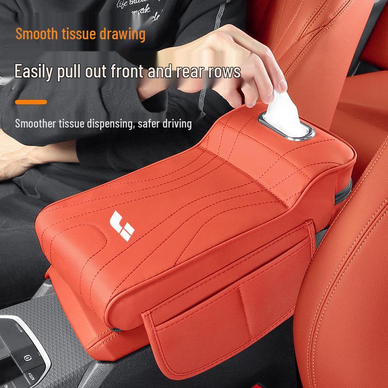 Compatible Car Tissue Holder Armrest Pad for Ideal L6/L7/L8/L9/MEGA/ONE Models