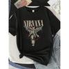 Y2K Angel T-Shirt Women Letters and Angels Graphic Tee Aesthetic 90s Vintage Streetwear Crewneck Summer Casual Top