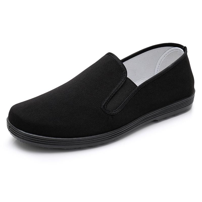 

Men s Black Sole Anti-Slip Wear-Resistant Cloth Shoes for Labor Protection and Driving 41 чёрный