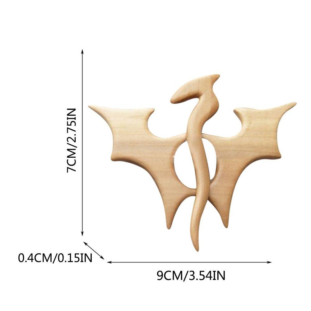 Gifts Bear Flower Heart Bird Animal Fashion Jewelry Wooden Brooch Women Brooch Clothing Accessory