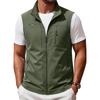 Gilet da Pesca da Uomo Asciugatura Rapida Giacca da Esterno Senza Maniche Leggero Multi Tasche Utilità Abbigliamento da Lavoro Gilet da Escursionismo