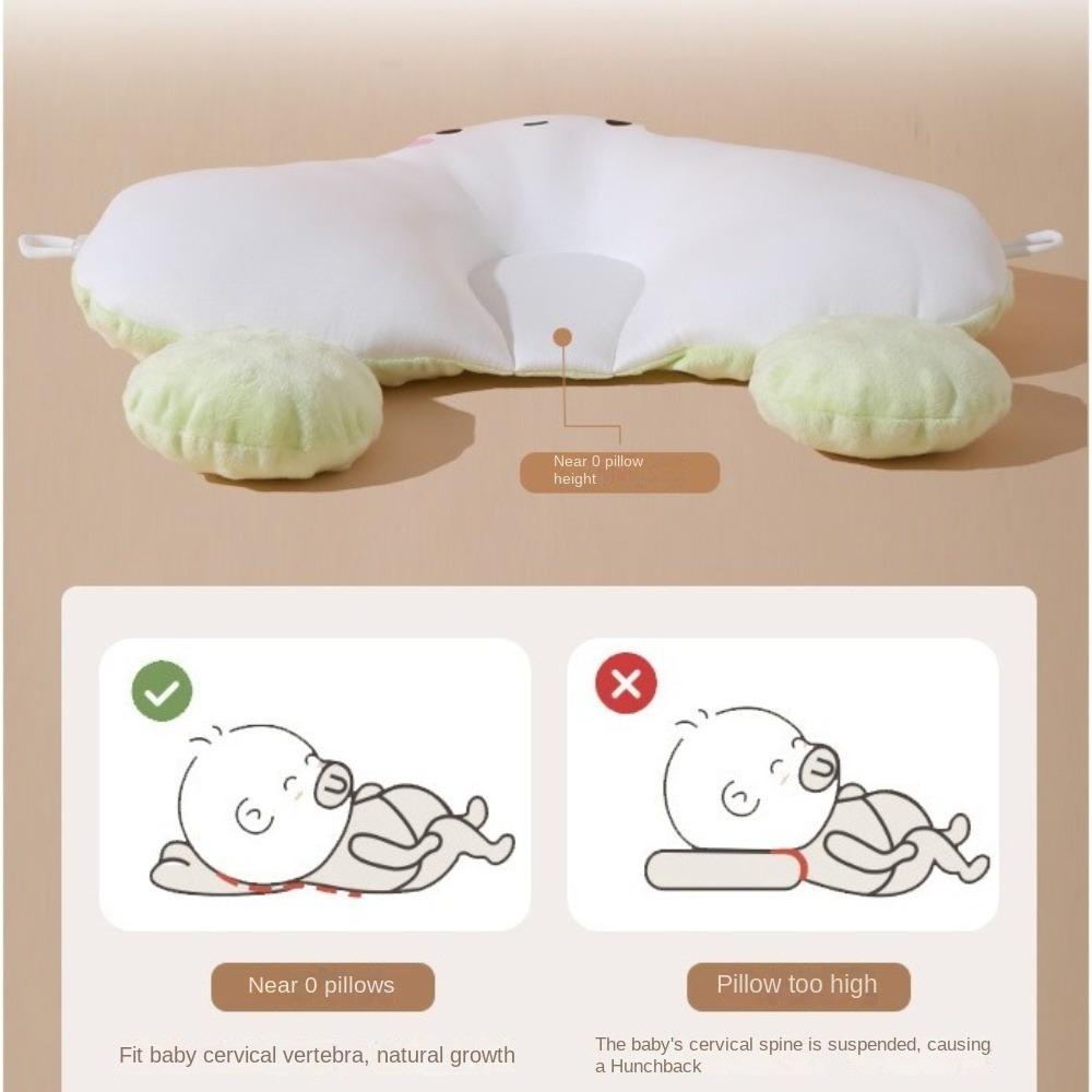 Adjustable Head Shaping Pillow Breathable Baby Head Pillow Simple Neck Pillow  Baby