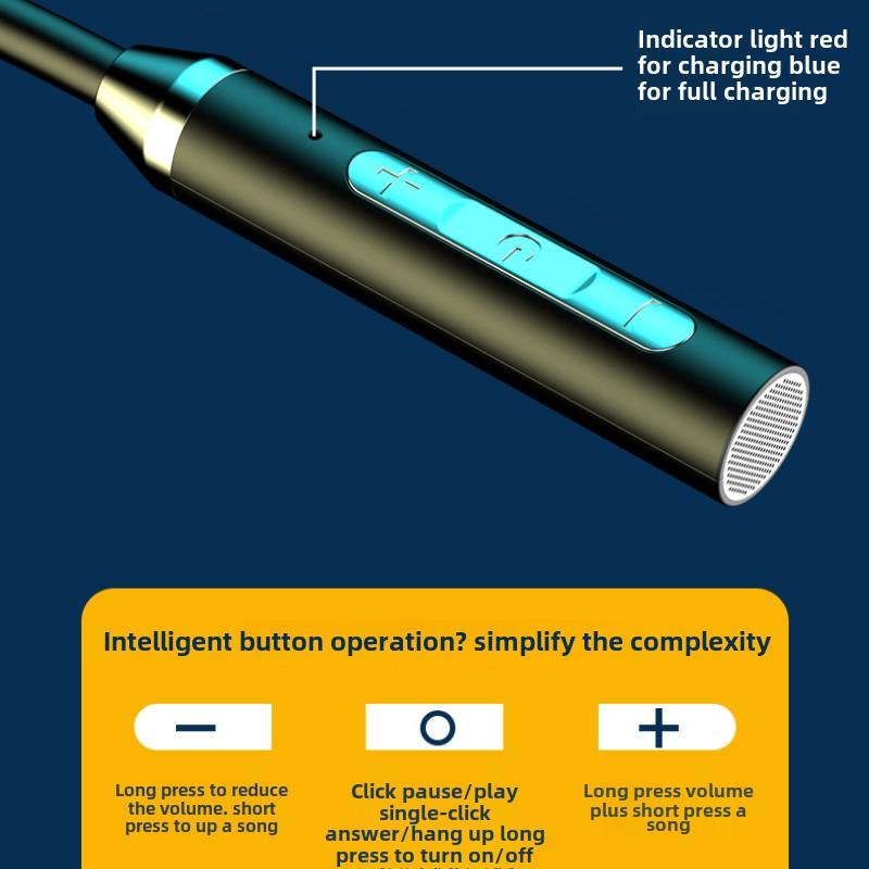 Бездротова гарнітура Bluetooth, що висить на шиї, має два вуха і вкладиші, які висять на шиї. Наддовгий режим очікування