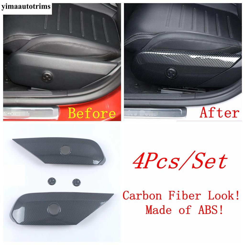 Car Steering Wheel Frame / Seat Head Pillow Adjust Button Panel Cover Trim Accessories For Benz C Class W206 Sedan - 2025