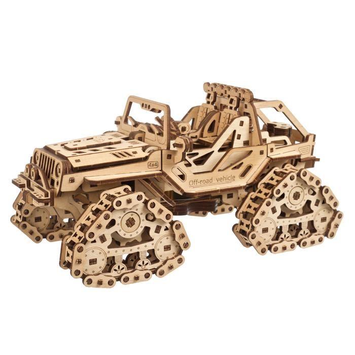 Tracked Off-Road Vehicle - Ugears - Puzzle 3D en bois